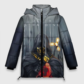 Женская зимняя куртка 3D с принтом Death Stranding (НА СПИНЕ) в Тюмени, верх — 100% полиэстер; подкладка — 100% полиэстер; утеплитель — 100% полиэстер | длина ниже бедра, силуэт Оверсайз. Есть воротник-стойка, отстегивающийся капюшон и ветрозащитная планка. 

Боковые карманы с листочкой на кнопках и внутренний карман на молнии | cliff | deadman | death stranding | fragile | hideo kojima | mads mikkelsen | norman reedus | sam | дельторо | дэдмен | коджима | кодзима | мадс миккельсен | норман ридус | сэм | хидео
