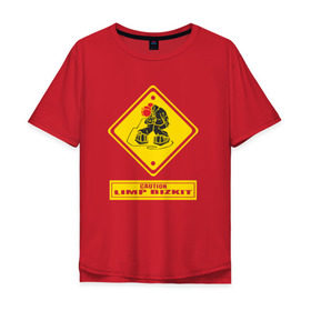 Мужская футболка хлопок Oversize с принтом Limp Bizkit в Тюмени, 100% хлопок | свободный крой, круглый ворот, “спинка” длиннее передней части | dj lethal | американская | группа | джон отто | ню метал | рок | рэп | уэс борланд | фред дёрст