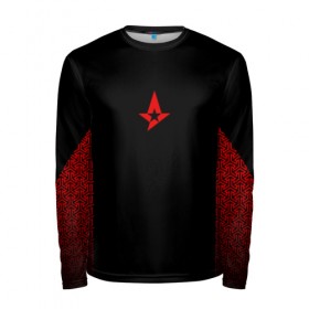 Мужской лонгслив 3D с принтом Astralis uniform 2019 в Тюмени, 100% полиэстер | длинные рукава, круглый вырез горловины, полуприлегающий силуэт | Тематика изображения на принте: astralis | astralis 2017 | astralis 2019 | astralis cs | astralis uniform | astralis кс го | cs | csgo | кс | кс го | ксго