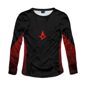 Женский лонгслив 3D с принтом Astralis uniform 2019 в Тюмени, 100% полиэстер | длинные рукава, круглый вырез горловины, полуприлегающий силуэт | astralis | astralis 2017 | astralis 2019 | astralis cs | astralis uniform | astralis кс го | cs | csgo | кс | кс го | ксго