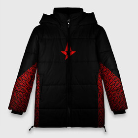 Женская зимняя куртка 3D с принтом Astralis uniform 2019 в Тюмени, верх — 100% полиэстер; подкладка — 100% полиэстер; утеплитель — 100% полиэстер | длина ниже бедра, силуэт Оверсайз. Есть воротник-стойка, отстегивающийся капюшон и ветрозащитная планка. 

Боковые карманы с листочкой на кнопках и внутренний карман на молнии | astralis | astralis 2017 | astralis 2019 | astralis cs | astralis uniform | astralis кс го | cs | csgo | кс | кс го | ксго