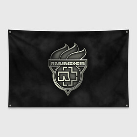 Флаг-баннер с принтом Rammstein в Тюмени, 100% полиэстер | размер 67 х 109 см, плотность ткани — 95 г/м2; по краям флага есть четыре люверса для крепления | lindemann | rammstain | rammstein | rammstein 2019 | ramstein | группы | метал | музыка | рок | тилль линдеманн