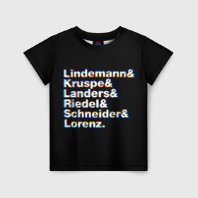Детская футболка 3D с принтом Rammstein в Тюмени, 100% гипоаллергенный полиэфир | прямой крой, круглый вырез горловины, длина до линии бедер, чуть спущенное плечо, ткань немного тянется | rammstein | till lindemann | берлин | германия | металл | музыка | рамштайн | тилль линдеманн