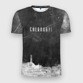 Мужская футболка 3D спортивная с принтом Чернобыль 3 в Тюмени, 100% полиэстер с улучшенными характеристиками | приталенный силуэт, круглая горловина, широкие плечи, сужается к линии бедра | 2019 | chernobyl | hbo | pripyat | припять | сериал | чернобыль