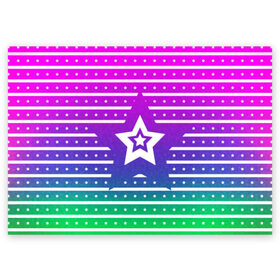 Поздравительная открытка с принтом Звезда в Тюмени, 100% бумага | плотность бумаги 280 г/м2, матовая, на обратной стороне линовка и место для марки
 | Тематика изображения на принте: star | stars | звезда | звёздочки | звёзды | красочная | линии | полосы | редактируемая | стар | старс | цветная | яркая