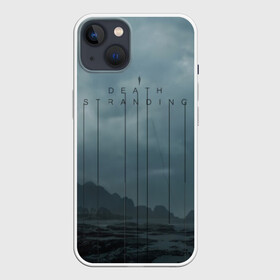 Чехол для iPhone 13 с принтом DEATH STRANDING | DS в Тюмени,  |  | Тематика изображения на принте: bridges | death stranding | fragile express | games | kojima | kojima productions | logo | ludens | игры | кодзима | лого | люденс