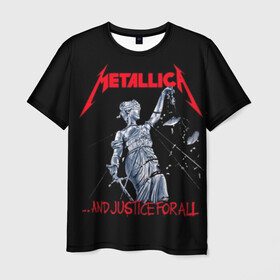 Мужская футболка 3D с принтом Metallica в Тюмени, 100% полиэфир | прямой крой, круглый вырез горловины, длина до линии бедер | Тематика изображения на принте: album | black | concert | heavy | kirk | metal | metallica | music | rock | tolls | джеймс хэтфилд | кирк хэмметт | клифф бёртон | ларс ульрих | метал | металлика | трэш