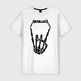 Мужская футболка премиум с принтом METALLICA в Тюмени, 92% хлопок, 8% лайкра | приталенный силуэт, круглый вырез ворота, длина до линии бедра, короткий рукав | matters metallica | music | nothing else | rock | trash metal | группа | музыка | музыканты | рок | трэш металл