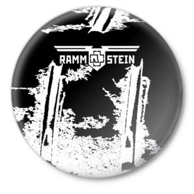 Значок с принтом Rammstein в Тюмени,  металл | круглая форма, металлическая застежка в виде булавки | du hast | heavy | herzeleid | metal | mutter | rammstein | reise | rosenrot | sehnsucht | till lindemann | группа | метал | рамштайн | рок | тилль линдеманн | хард