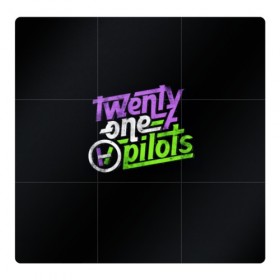 Магнитный плакат 3Х3 с принтом TWENTY ONE PILOTS в Тюмени, Полимерный материал с магнитным слоем | 9 деталей размером 9*9 см | 