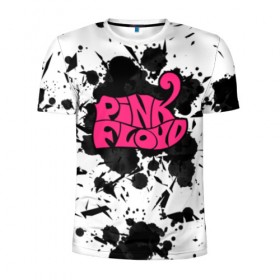 Мужская футболка 3D спортивная с принтом PINK FLOYD в Тюмени, 100% полиэстер с улучшенными характеристиками | приталенный силуэт, круглая горловина, широкие плечи, сужается к линии бедра | Тематика изображения на принте: pink floyd | pink floyd another | pink floyd logo. | pink floyd the wall | группа pink floyd | пинк флойд