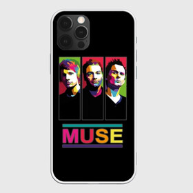 Чехол для iPhone 12 Pro с принтом Muse в Тюмени, силикон | область печати: задняя сторона чехла, без боковых панелей | alternative | british | men | muse | music | progressive | rock | rock band | space rock | symphonic | three | trio | uk | альтернативный | британская | великобритания | до | крис уолстенхолм | мужчины | муза | музыка | мэттью беллами