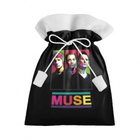 Подарочный 3D мешок с принтом Muse в Тюмени, 100% полиэстер | Размер: 29*39 см | alternative | british | men | muse | music | progressive | rock | rock band | space rock | symphonic | three | trio | uk | альтернативный | британская | великобритания | до | крис уолстенхолм | мужчины | муза | музыка | мэттью беллами