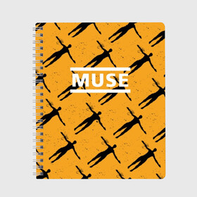 Тетрадь с принтом Muse в Тюмени, 100% бумага | 48 листов, плотность листов — 60 г/м2, плотность картонной обложки — 250 г/м2. Листы скреплены сбоку удобной пружинной спиралью. Уголки страниц и обложки скругленные. Цвет линий — светло-серый
 | alternative | british | men | muse | music | progressive | rock | rock band | space rock | symphonic | three | trio | uk | альтернативный | британская | великобритания | до | крис уолстенхолм | мужчины | муза | музыка | мэттью беллами