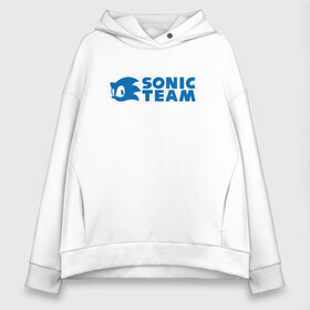 Женское худи Oversize хлопок с принтом SONIC TEAM в Тюмени, френч-терри — 70% хлопок, 30% полиэстер. Мягкий теплый начес внутри —100% хлопок | боковые карманы, эластичные манжеты и нижняя кромка, капюшон на магнитной кнопке | hedgehog | metal sonic | silver | silver the hedgehog | sonic | sonic boom | sonic the hedgehog | ёж сонник | игры | соник | фильмы