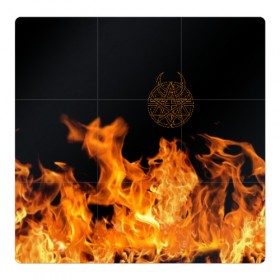 Магнитный плакат 3Х3 с принтом Disturbed в Тюмени, Полимерный материал с магнитным слоем | 9 деталей размером 9*9 см | disturbed | rock | гитара | музыка | рок