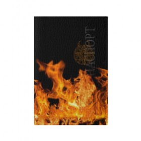 Обложка для паспорта матовая кожа с принтом Disturbed в Тюмени, натуральная матовая кожа | размер 19,3 х 13,7 см; прозрачные пластиковые крепления | disturbed | rock | гитара | музыка | рок