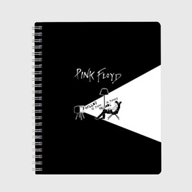 Тетрадь с принтом Pink Floyd - Comfortably Numb в Тюмени, 100% бумага | 48 листов, плотность листов — 60 г/м2, плотность картонной обложки — 250 г/м2. Листы скреплены сбоку удобной пружинной спиралью. Уголки страниц и обложки скругленные. Цвет линий — светло-серый
 | Тематика изображения на принте: pink floyd | pinkfloyd | арт | артрок | группа | дэвид гилмор | пинк флойд | пинкфлойд | прогрессивный | психоделический | рок | сид барретт | симфонический | спэйс | эйсид | экспериментальный