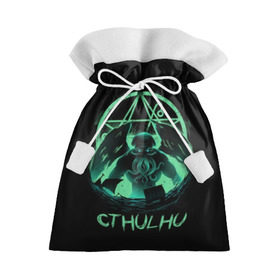 Подарочный 3D мешок с принтом Rise of Cthulhu в Тюмени, 100% полиэстер | Размер: 29*39 см | call of cthulhu | cthulhu | lovecraft | valaybalalay | валайбалалай | зов | ктулху | лавкрафт | мистика | монстры | ужасы | фэнтези | хоррор