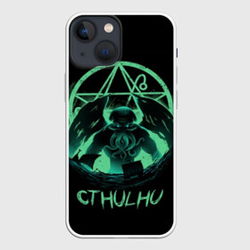 Чехол для iPhone 13 mini с принтом Rise of Cthulhu в Тюмени,  |  | call of cthulhu | cthulhu | lovecraft | valaybalalay | валайбалалай | зов | ктулху | лавкрафт | мистика | монстры | ужасы | фэнтези | хоррор