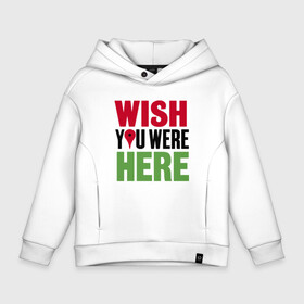 Детское худи Oversize хлопок с принтом Wish you were here в Тюмени, френч-терри — 70% хлопок, 30% полиэстер. Мягкий теплый начес внутри —100% хлопок | боковые карманы, эластичные манжеты и нижняя кромка, капюшон на магнитной кнопке | pink floyd | pinkfloyd | арт | артрок | группа | дэвид гилмор | пинк флойд | пинкфлойд | прогрессивный | психоделический | рок | сид барретт | симфонический | спэйс | эйсид | экспериментальный