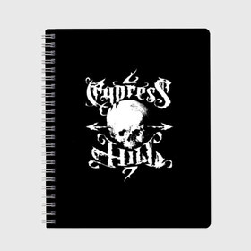 Тетрадь с принтом Cypress Hill в Тюмени, 100% бумага | 48 листов, плотность листов — 60 г/м2, плотность картонной обложки — 250 г/м2. Листы скреплены сбоку удобной пружинной спиралью. Уголки страниц и обложки скругленные. Цвет линий — светло-серый
 | b real | cypress hill | dj muggs | eric bobo | sen dog | альтернативный рэп | американская | гангста рэп | кипарисовый | лос анджелес | музыка | ню метал | рэп метал | рэп рок | рэпкор | сен дог | сша | хип хоп