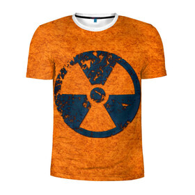 Мужская футболка 3D спортивная с принтом Радиация в Тюмени, 100% полиэстер с улучшенными характеристиками | приталенный силуэт, круглая горловина, широкие плечи, сужается к линии бедра | radiation | кислота | прикол | прикольная картинка | радиация