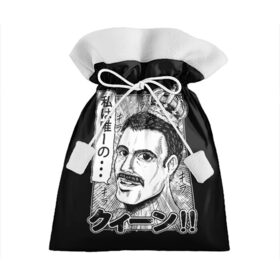 Подарочный 3D мешок с принтом Queen в Тюмени, 100% полиэстер | Размер: 29*39 см | bohemian | brian | freddie | john | mercury | must go on | queen | rhapsody | roger | taylor | the miracle | the show | роджер тейлор | фредди меркьюри