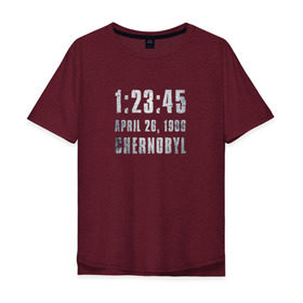 Мужская футболка хлопок Oversize с принтом Чернобыль 16 в Тюмени, 100% хлопок | свободный крой, круглый ворот, “спинка” длиннее передней части | 2019 | chernobyl | hbo | pripyat | припять | сериал | чернобыль