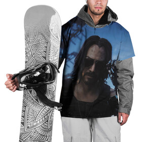 Накидка на куртку 3D с принтом Кибер в Тюмени, 100% полиэстер |  | Тематика изображения на принте: cyberpunk 2077 | keanu reeves | киану ривз | киберпанк 2077