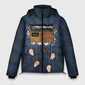 Мужская зимняя куртка 3D с принтом Ramstein Radio в Тюмени, верх — 100% полиэстер; подкладка — 100% полиэстер; утеплитель — 100% полиэстер | длина ниже бедра, свободный силуэт Оверсайз. Есть воротник-стойка, отстегивающийся капюшон и ветрозащитная планка. 

Боковые карманы с листочкой на кнопках и внутренний карман на молнии. | 2019 | du hast | lindemann | radio | rammstein | rammsteinfan | till | группы | линдеманн | метал | музыка | радио | рамштаин | рамштайн | рамштейн | рок | тилль | тиль