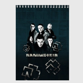 Скетчбук с принтом Rammstein в Тюмени, 100% бумага
 | 48 листов, плотность листов — 100 г/м2, плотность картонной обложки — 250 г/м2. Листы скреплены сверху удобной пружинной спиралью | Тематика изображения на принте: du hast | lindemann | rammstein | rammsteinfan | ramstein | till | группы | линдеманн | метал | музыка | рамштаин | рамштайн | рамштейн | рок | тилль | тиль