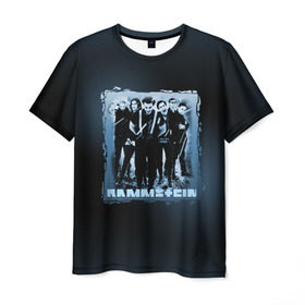 Мужская футболка 3D с принтом Rammstein в Тюмени, 100% полиэфир | прямой крой, круглый вырез горловины, длина до линии бедер | du hast | lindemann | rammstein | rammsteinfan | ramstein | till | группы | линдеманн | метал | музыка | рамштаин | рамштайн | рамштейн | рок | тилль | тиль