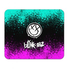 Коврик для мышки прямоугольный с принтом Blink-182 (3) в Тюмени, натуральный каучук | размер 230 х 185 мм; запечатка лицевой стороны | art | blink | music | pop | rock | арт | блинк | музыка | поп музыка | рок