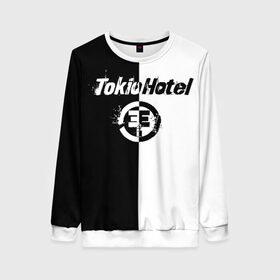 Женский свитшот 3D с принтом Tokio Hotel (4) в Тюмени, 100% полиэстер с мягким внутренним слоем | круглый вырез горловины, мягкая резинка на манжетах и поясе, свободная посадка по фигуре | Тематика изображения на принте: 