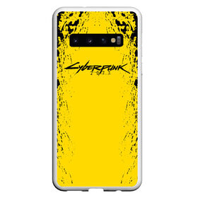 Чехол для Samsung Galaxy S10 с принтом CYBERPUNK 2077 SAMURAI (НА СПИНЕ) в Тюмени, Силикон | Область печати: задняя сторона чехла, без боковых панелей | Тематика изображения на принте: 2019 | cd project red | cyberpunk 2077 | hacker | keanu reeves | maelstrom | militech | night city | quadra | samurai | sci fi | trauma team | v | ви | киану ривз | киберпанк 2077 | логотип | роботы | самураи | фантаст