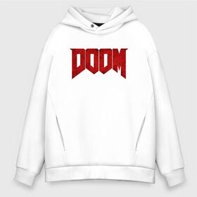 Мужское худи Oversize хлопок с принтом DOOM в Тюмени, френч-терри — 70% хлопок, 30% полиэстер. Мягкий теплый начес внутри —100% хлопок | боковые карманы, эластичные манжеты и нижняя кромка, капюшон на магнитной кнопке | bethesda | dead | death | doom | doom eternal | game | games | metal | monster | ps4 | space | steam | xbox | дум | игра | космос | метал | меч | экшн