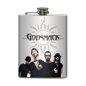 Фляга с принтом Godsmack в Тюмени, металлический корпус | емкость 0,22 л, размер 125 х 94 мм. Виниловая наклейка запечатывается полностью | alternative | american rock | crimson | grunge | hardrock | heavy | heavy metal | i stand alone | nu metal | post grunge | rock | sully erna | альтернатива | грандж | рок | хард рок | хэви