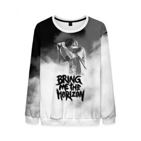 Мужской свитшот 3D с принтом Bring Me the Horizon в Тюмени, 100% полиэстер с мягким внутренним слоем | круглый вырез горловины, мягкая резинка на манжетах и поясе, свободная посадка по фигуре | bmth | bring me the horizon | альтернативный | бмт | бмтх | бмтш | брин | бринг | горизонт | достань для меня | дэткор | зе | метал | ми | рок | хоризон | электроник