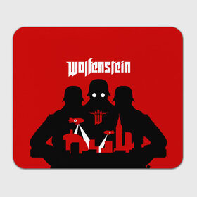 Коврик для мышки прямоугольный с принтом Wolfenstein в Тюмени, натуральный каучук | размер 230 х 185 мм; запечатка лицевой стороны | Тематика изображения на принте: 