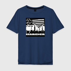Мужская футболка хлопок Oversize с принтом Rammstein в Тюмени, 100% хлопок | свободный крой, круглый ворот, “спинка” длиннее передней части | deutschland | duhastviel.mutter | hevy metal | meinteil | music | rammstein | rammsteinfan | ramshtain | rock | германия | метал | музыка | немцы | рамштаин | рамштайн | рамштейн | рок