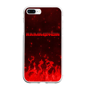 Чехол для iPhone 7Plus/8 Plus матовый с принтом Rammstein в Тюмени, Силикон | Область печати: задняя сторона чехла, без боковых панелей | fire | guitar | hard | heavymetal | metal | music | rammstein | rock | гитара | картинка | картинки | метал | мода | музыка | огонь | рамштайн | рок | тренд | тренды | треш | трэш | тяжелый | хард