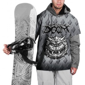 Накидка на куртку 3D с принтом Doom Enternal в Тюмени, 100% полиэстер |  | Тематика изображения на принте: 