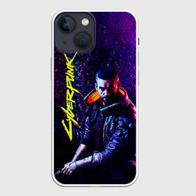 Чехол для iPhone 13 mini с принтом Cyberpunk 2077 в Тюмени,  |  | cyberpunk | future | implant | neon | noir | punk | retrowave | robots | techno | witcher | будущее | градиент | игры | киберпанк | мужские | неон | нуар | премьера | текстура | техно