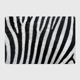 Магнитный плакат 3Х2 с принтом Zebra Skin в Тюмени, Полимерный материал с магнитным слоем | 6 деталей размером 9*9 см | animal | black | black white | pattern. | skin | streaks | texture | white | zebra | белый | животное | животные | зебра | полосы | текстура | узор | чёрно белые | чёрный