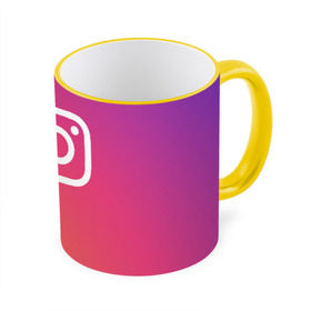 Кружка с принтом Instagram в Тюмени, керамика | ёмкость 330 мл | Тематика изображения на принте: instagram | photo | инстаблогер | инстаграм | интернет | сеть | социальная | фото