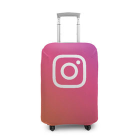 Чехол для чемодана 3D с принтом Instagram в Тюмени, 86% полиэфир, 14% спандекс | двустороннее нанесение принта, прорези для ручек и колес | instagram | photo | инстаблогер | инстаграм | интернет | сеть | социальная | фото