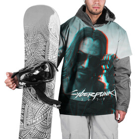 Накидка на куртку 3D с принтом Cyberpunk 2077 в Тюмени, 100% полиэстер |  | cyberpunk | cyberpunk 2077 | samurai | игры | киану ривз | киберпанк | самурай