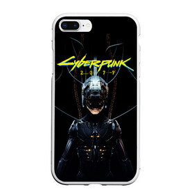 Чехол для iPhone 7Plus/8 Plus матовый с принтом Cyberpunk 2077 в Тюмени, Силикон | Область печати: задняя сторона чехла, без боковых панелей | cyberpunk | cyberpunk 2077 | samurai | игры | киану ривз | киберпанк | самурай