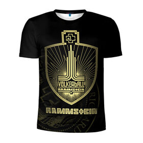 Мужская футболка 3D спортивная с принтом Rammstein в Тюмени, 100% полиэстер с улучшенными характеристиками | приталенный силуэт, круглая горловина, широкие плечи, сужается к линии бедра | lindemann | rammstain | rammstein | rammstein 2019 | ramstein | группы | метал | музыка | рок | тилль линдеманн